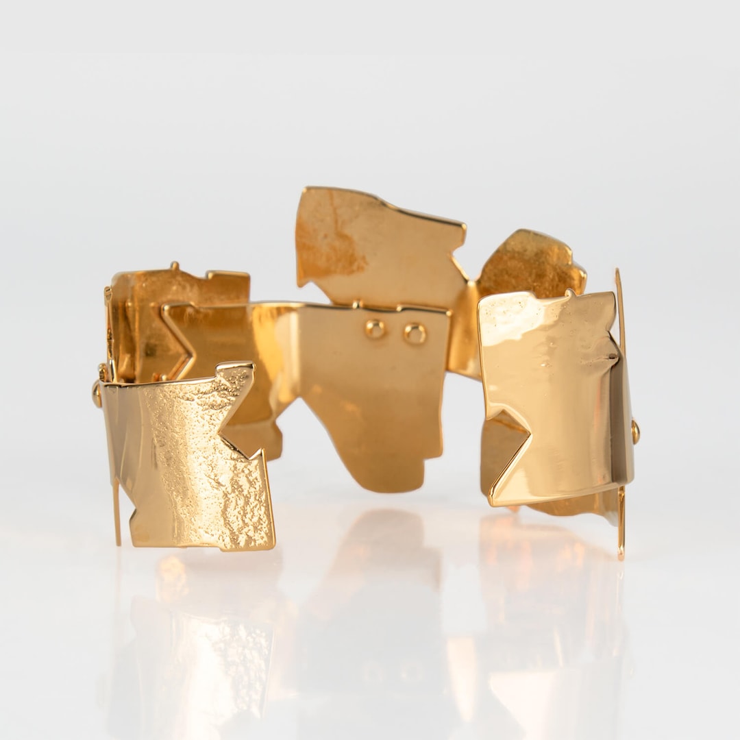 NO LEFT R B, BRACELET, 24K SOLID GOLD, BACK, WEB