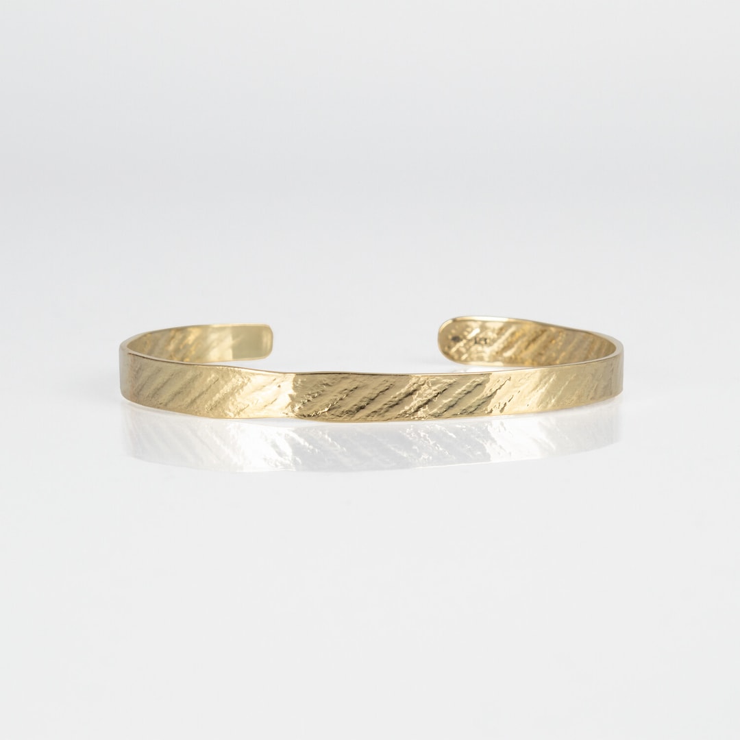 OLONG , BRACELET , 14K SOLID GOLD , FRONT , LOW
