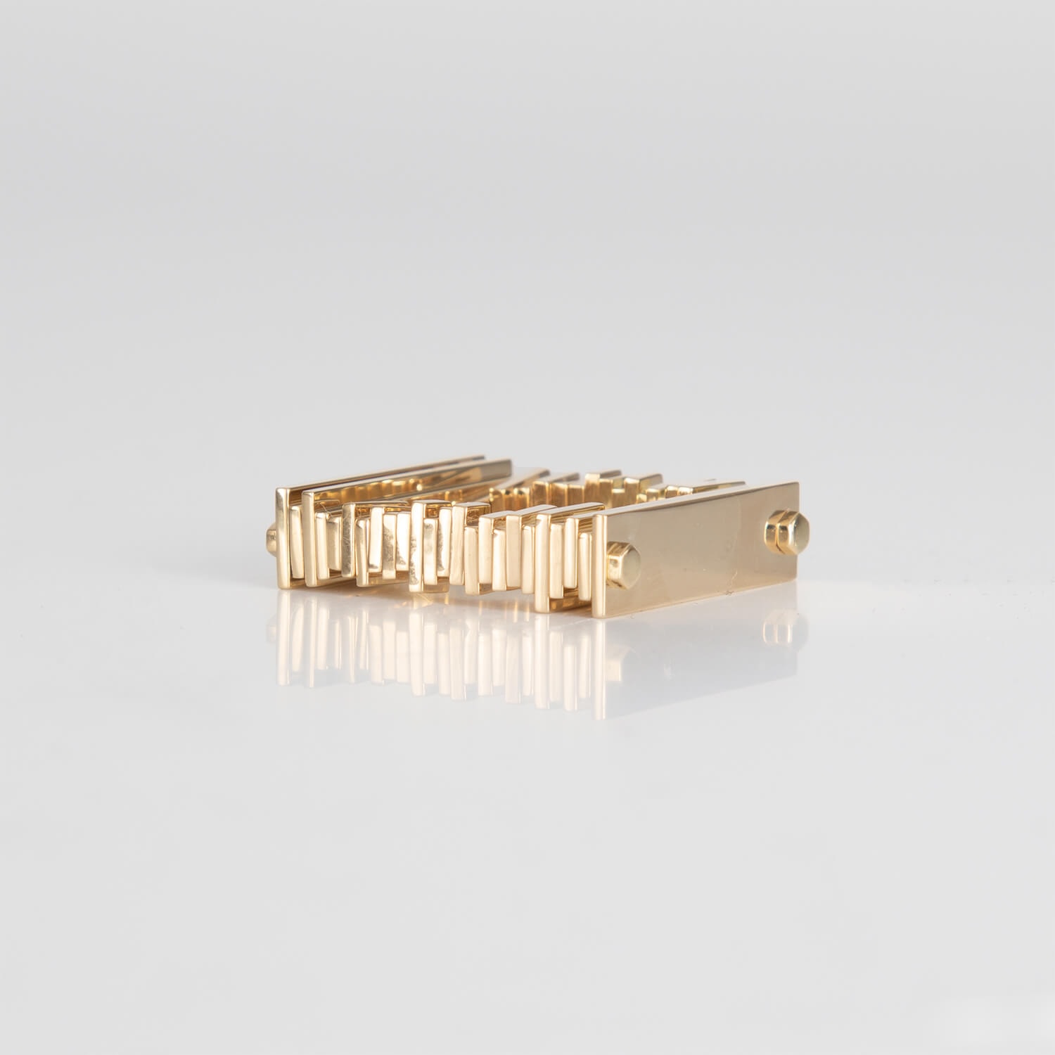 STACK, RING, 14K SOLID GOLD, SIDE 2, WEB