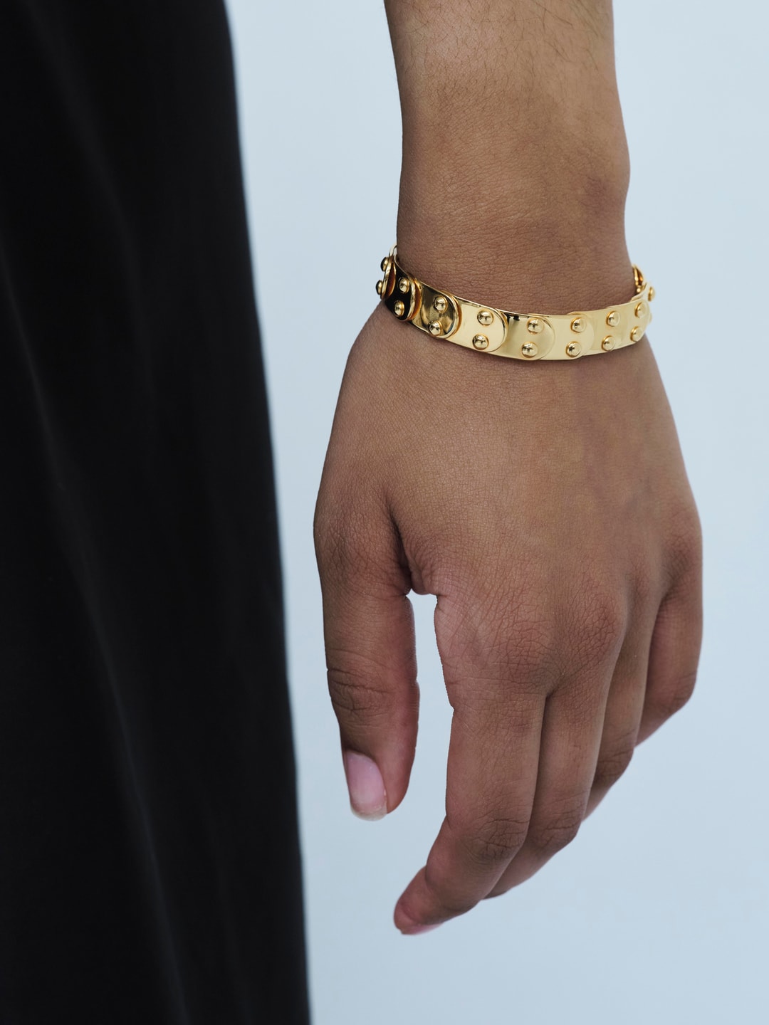 left 0 poppop , bracelet , 24k gold plated