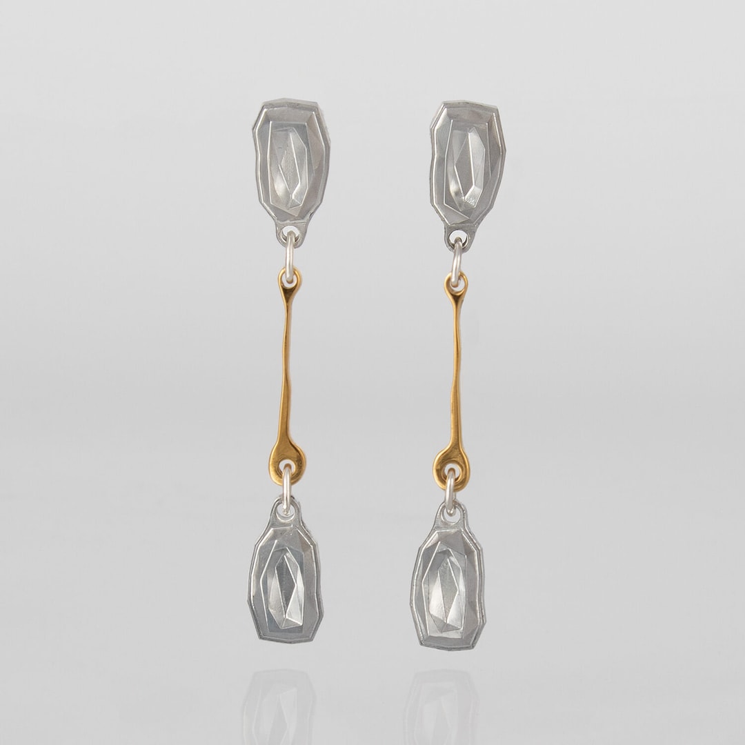 DIAMONDS , EARRING , FRONT , ALU , 24KRTGP