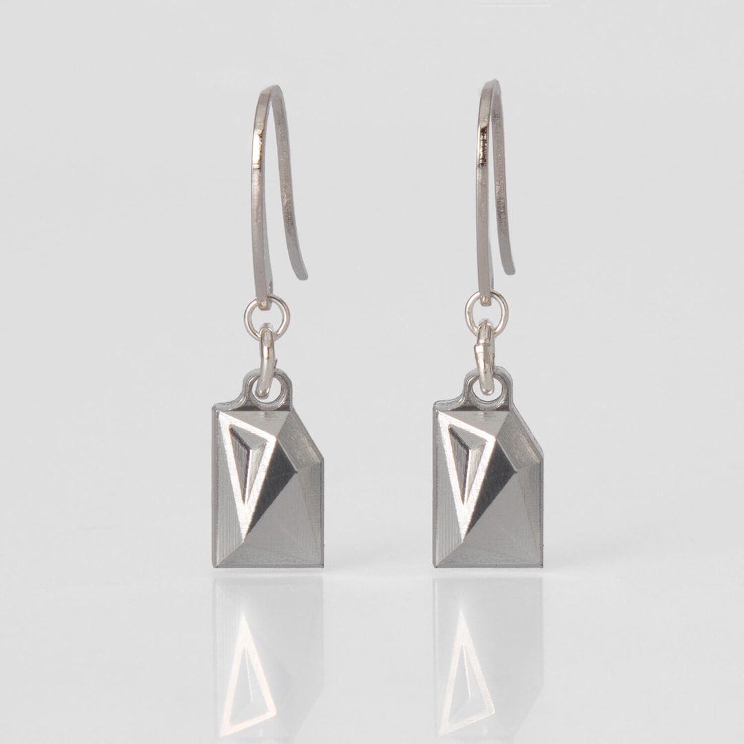 DIAMOND , HANGING , EARRINGS, , FRONT , ALU