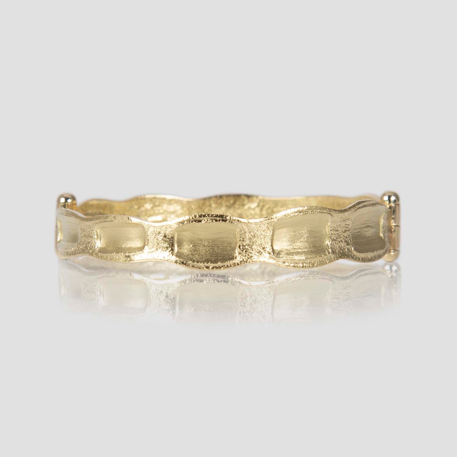 BRACELET , FRONT , 18KRTGP , LOW