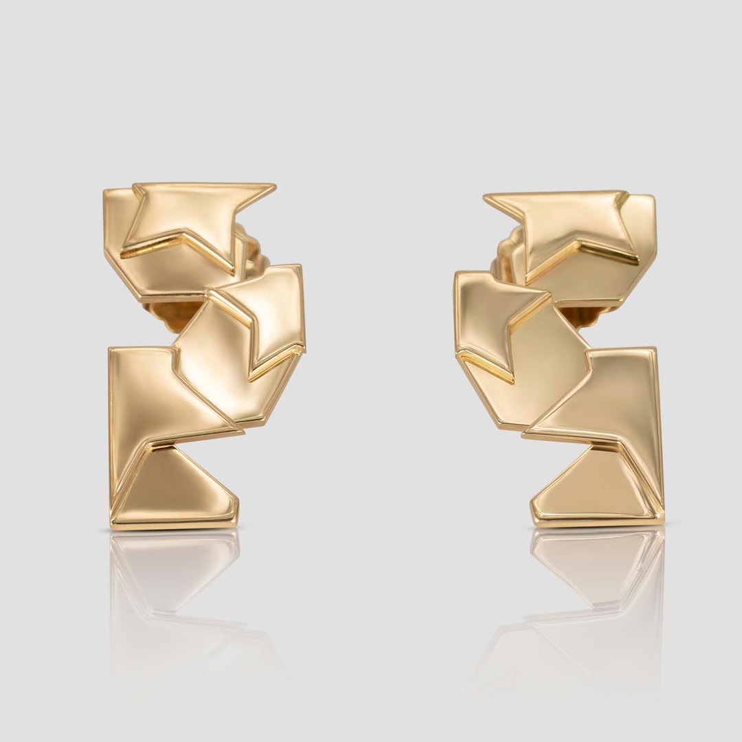 EARRING , DETAIL , 18KRTGP , LOW