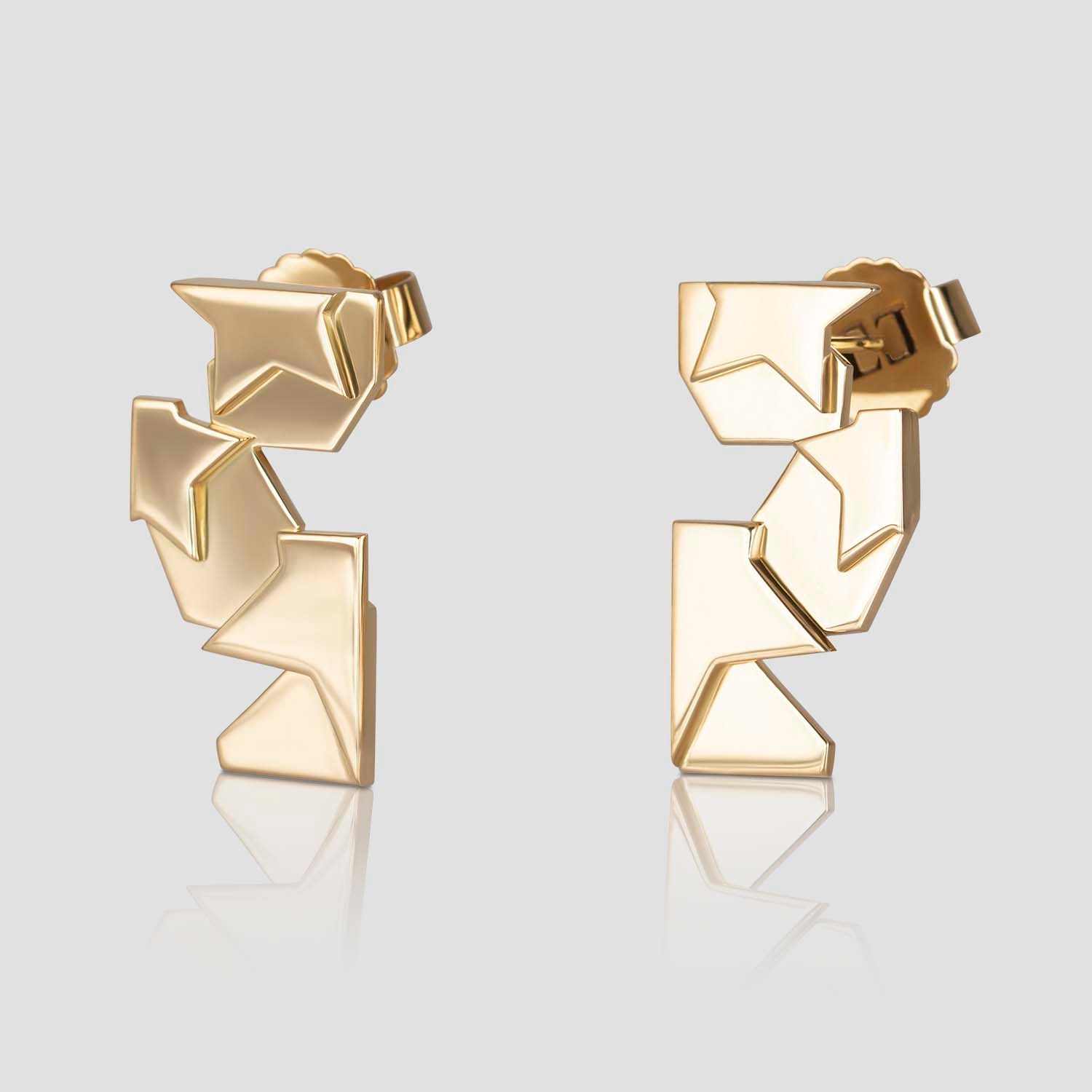 EARRING , SIDE , 18KRTGP , LOW