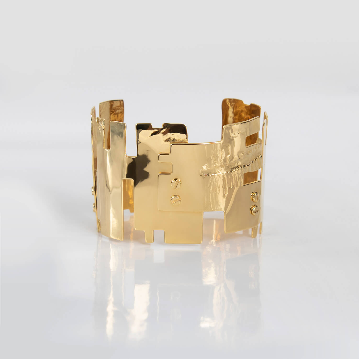 STARR, SQUARE, BRACELET, FRONT, 24KRTGP, WEB