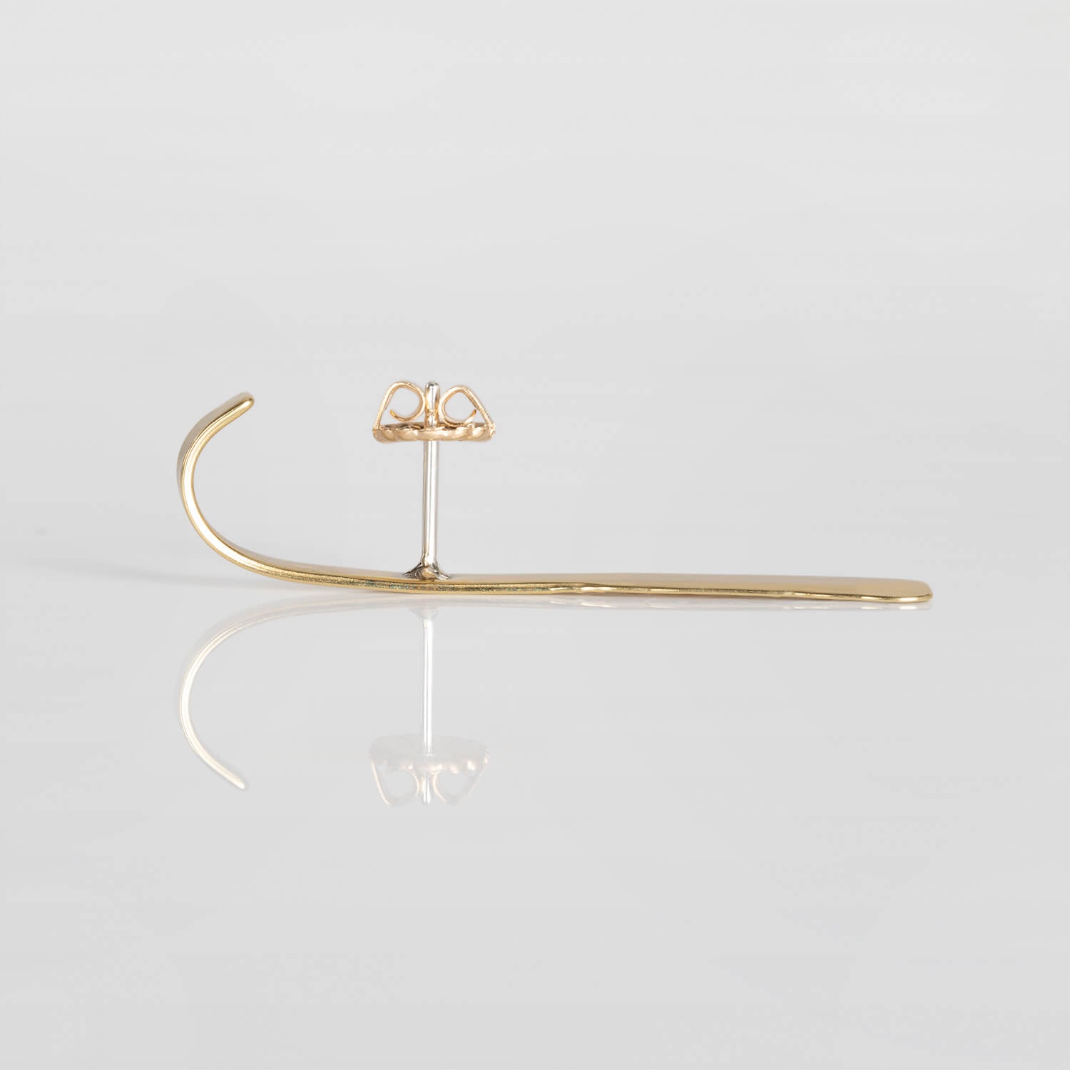 STARR, EARCUFFLONG, EARRING, SIDE, BRASS, WEB