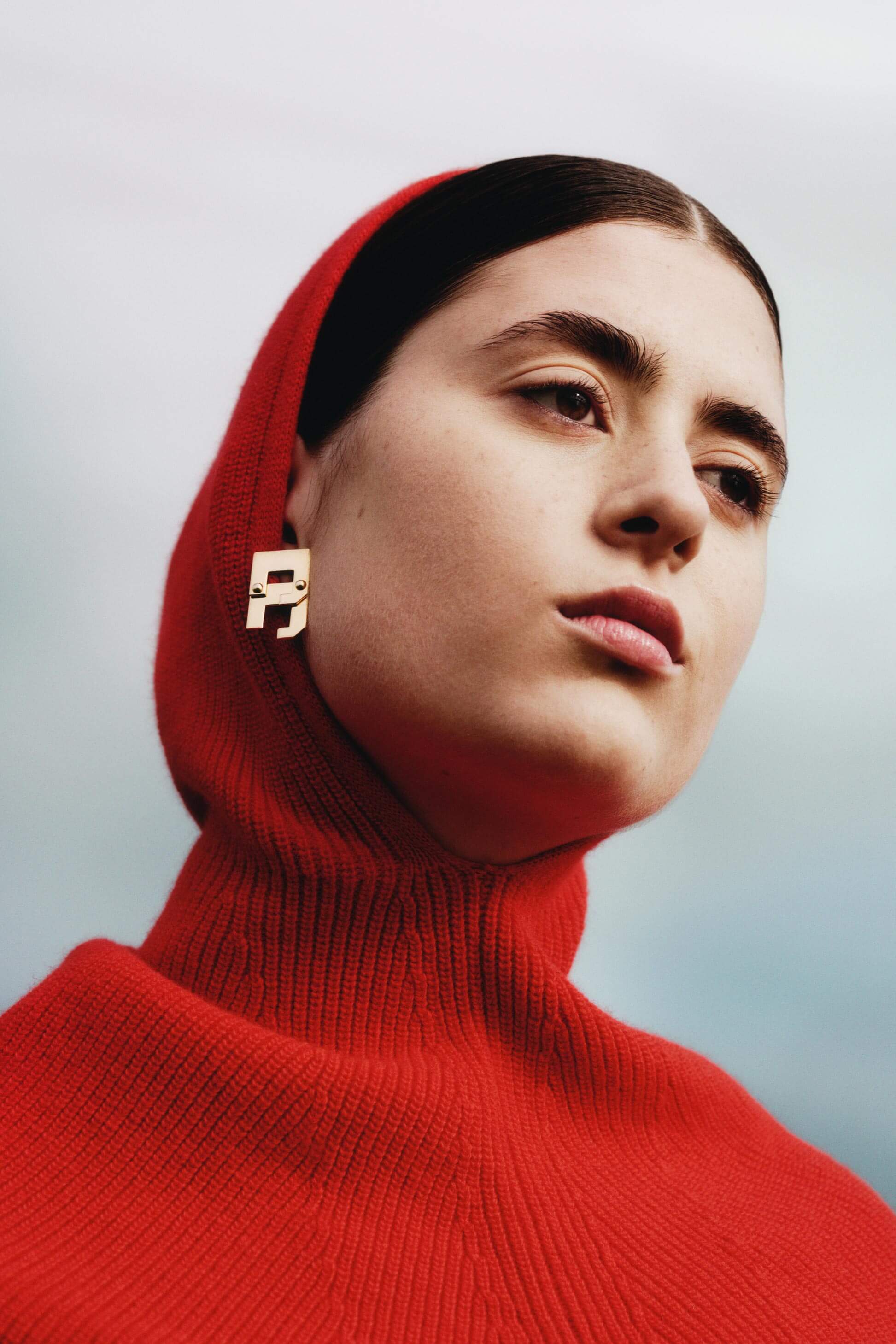 LEFT EGYPT A, EARRINGS, 24K GOLD PLATED, CAMPAGNE