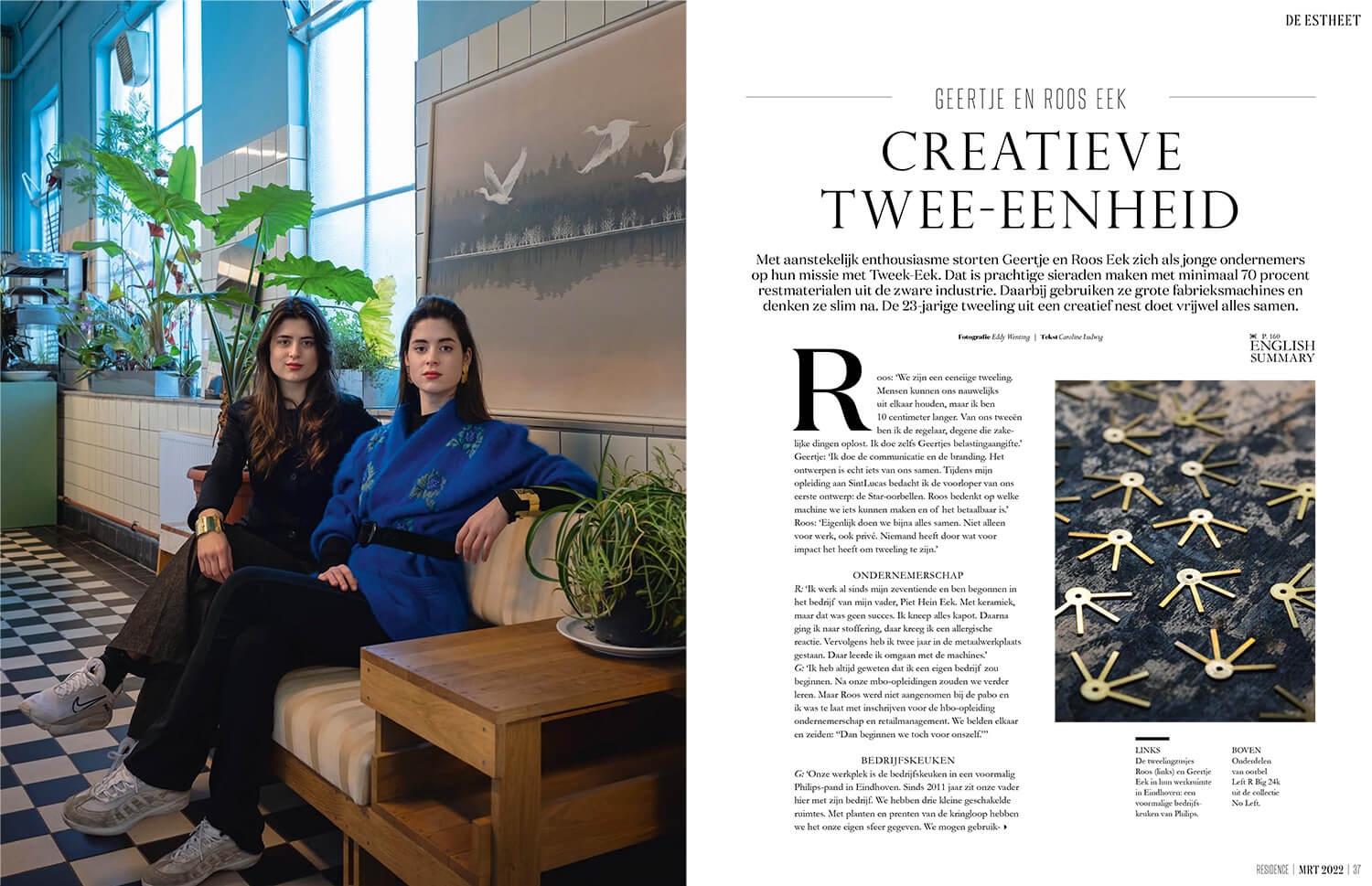 De Estheet, maart 2022, interview