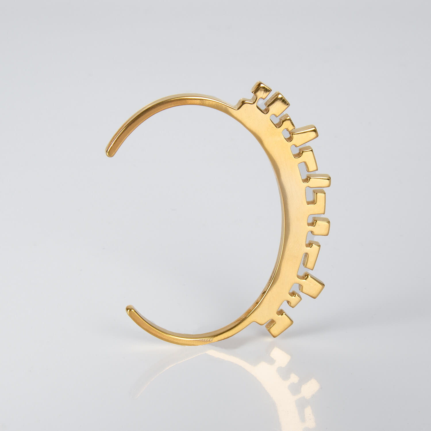 CROON, BRACELET, 24K GOLD PLATED, LOW