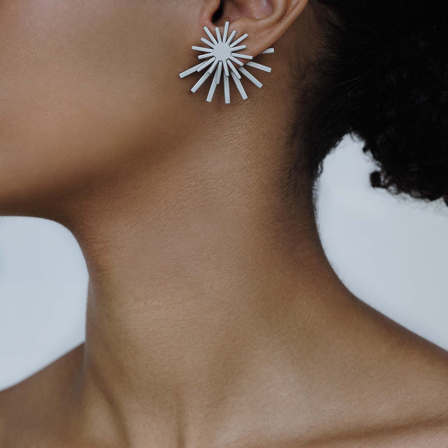 starr , earrings , stainless steel