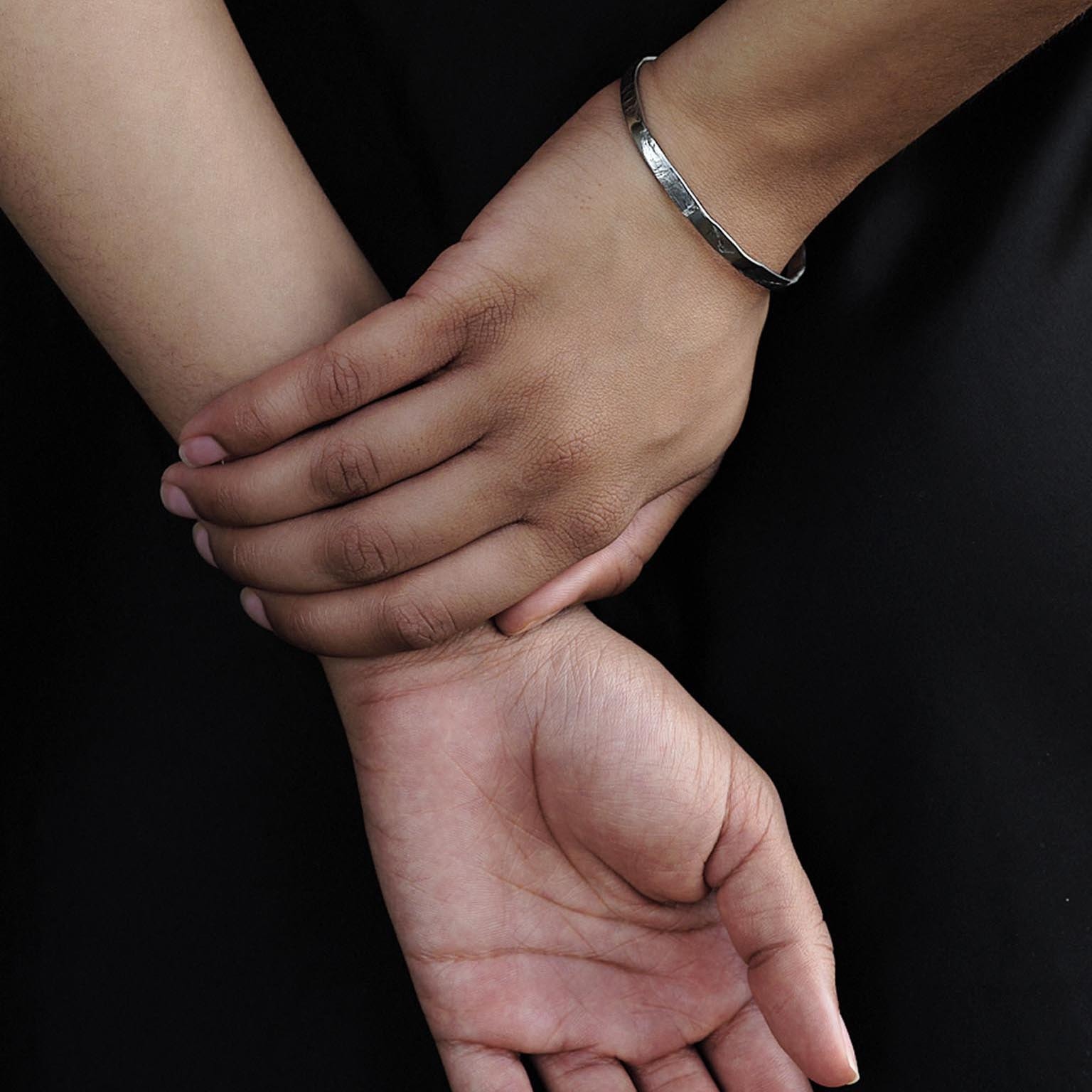 uni screws, bracelet , stainless steel