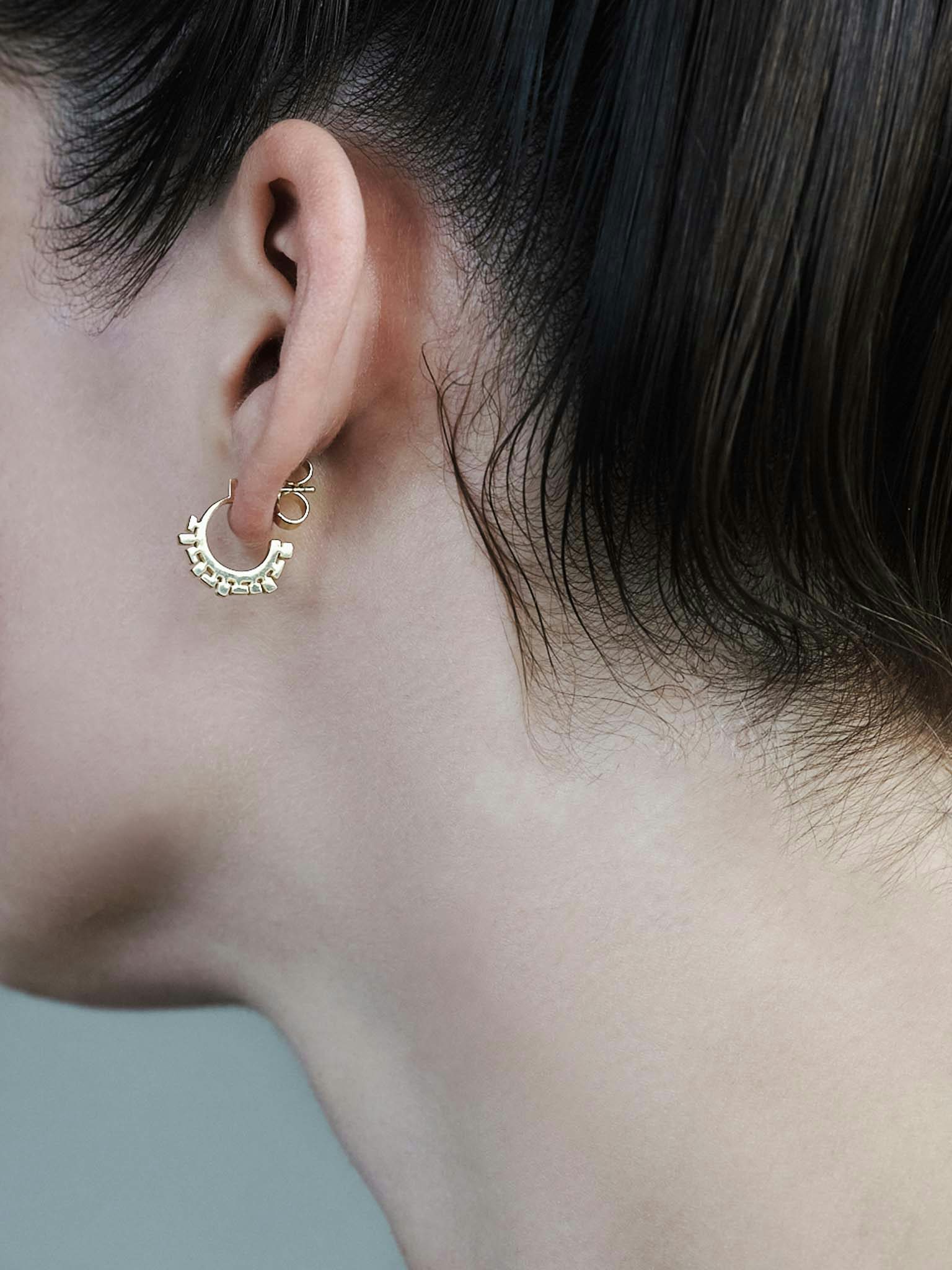 croontjes , earrings , 24k gold plated