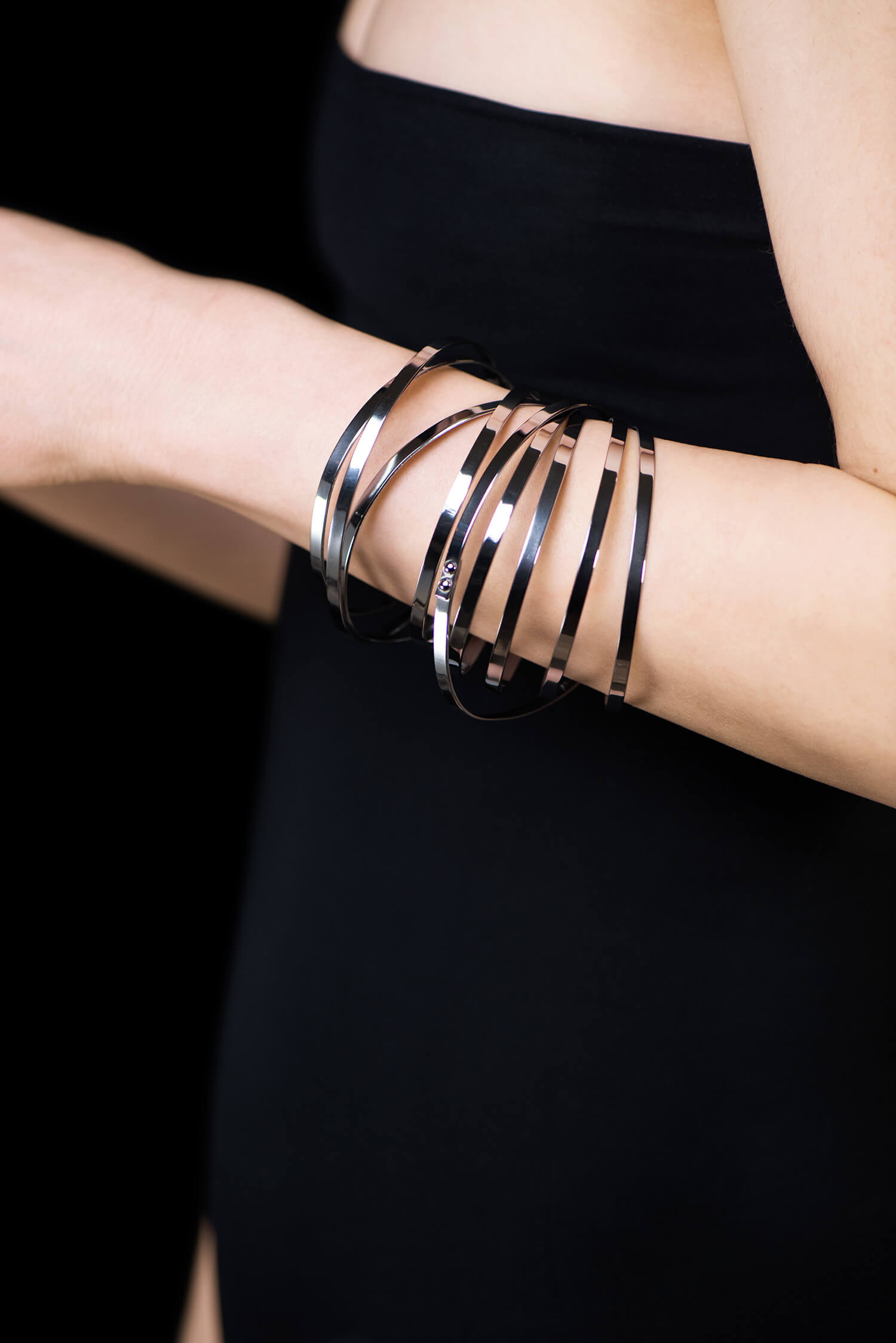 CRAY,COIL,BRACELET_BODY,SILVER,WEB