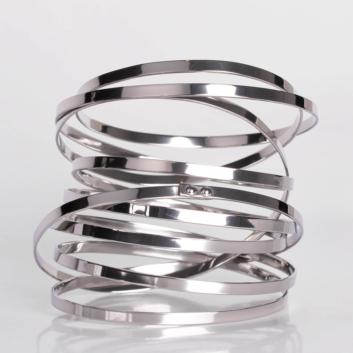 GRAY,COIL,BRACELET,FREE,SILVER,WEB