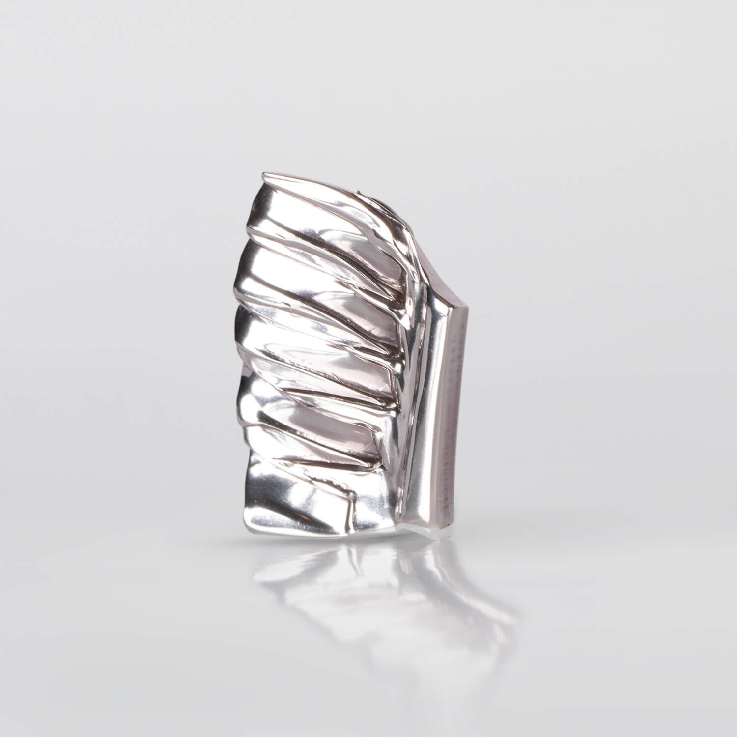 CRAY,WEAVESQUARE,BROSCHE,FREE,SILVER,WEB