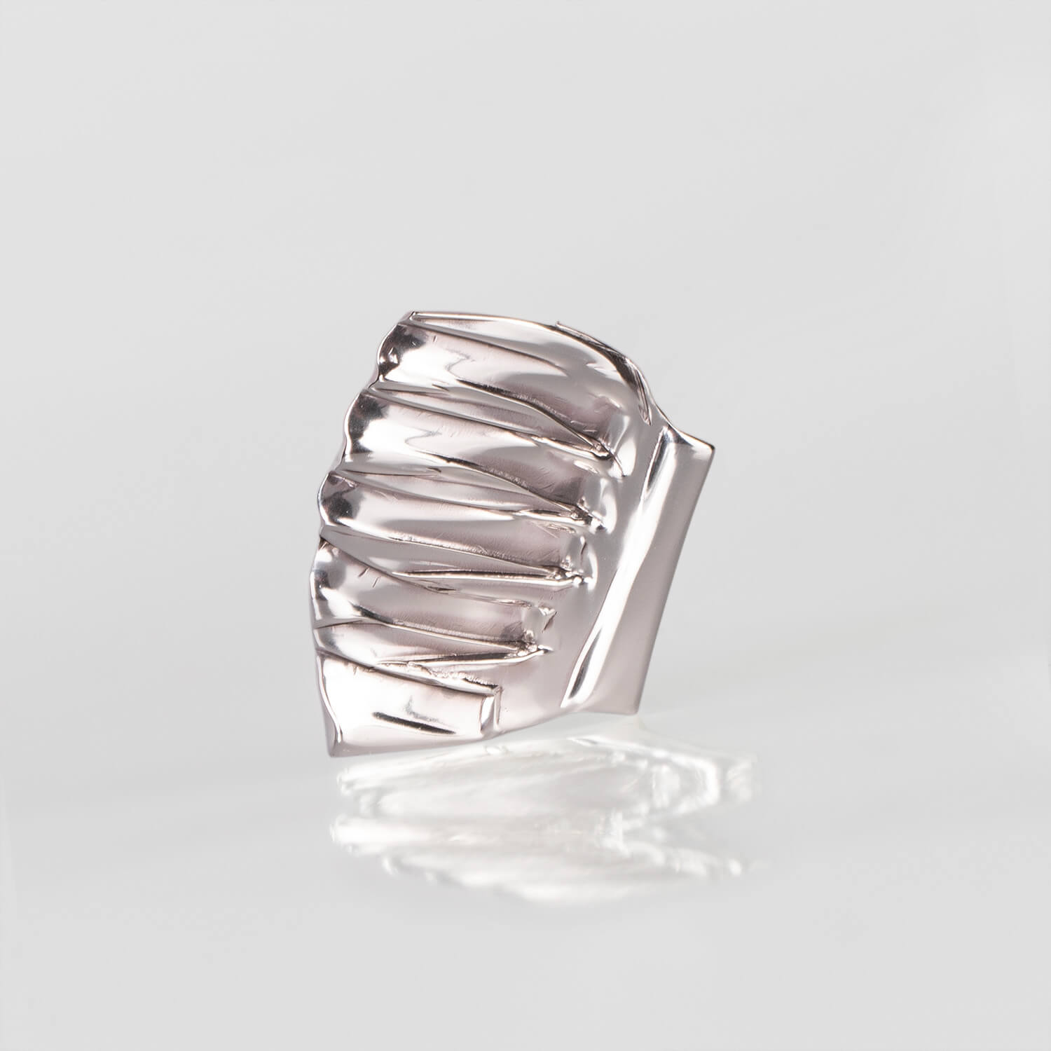 CRAY,WEAVESQUARE,BROSCHE,FREE,SILVER,WEB