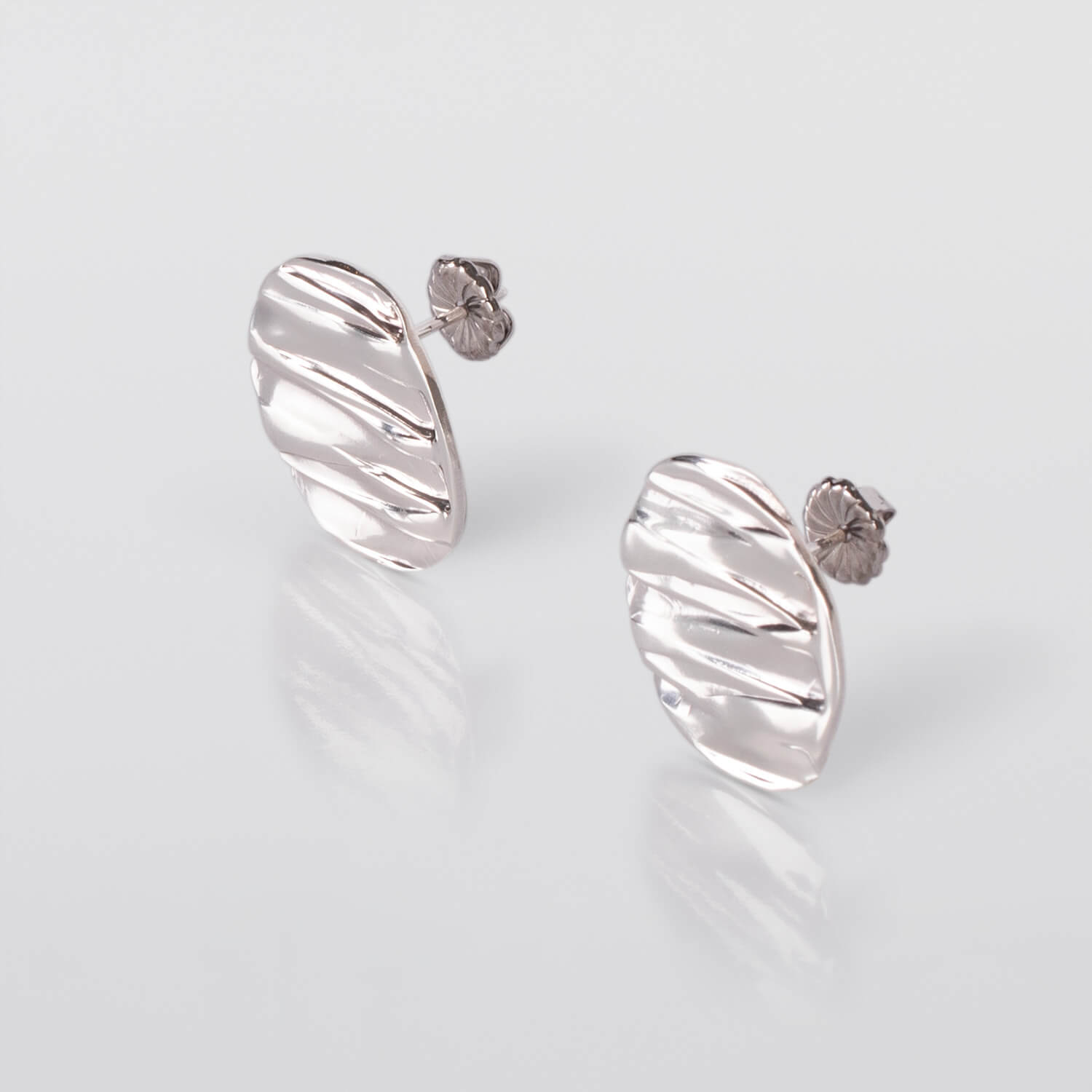 CRAY,WEAVEROUND,EARRINGS,FREE,SILVER,WEB