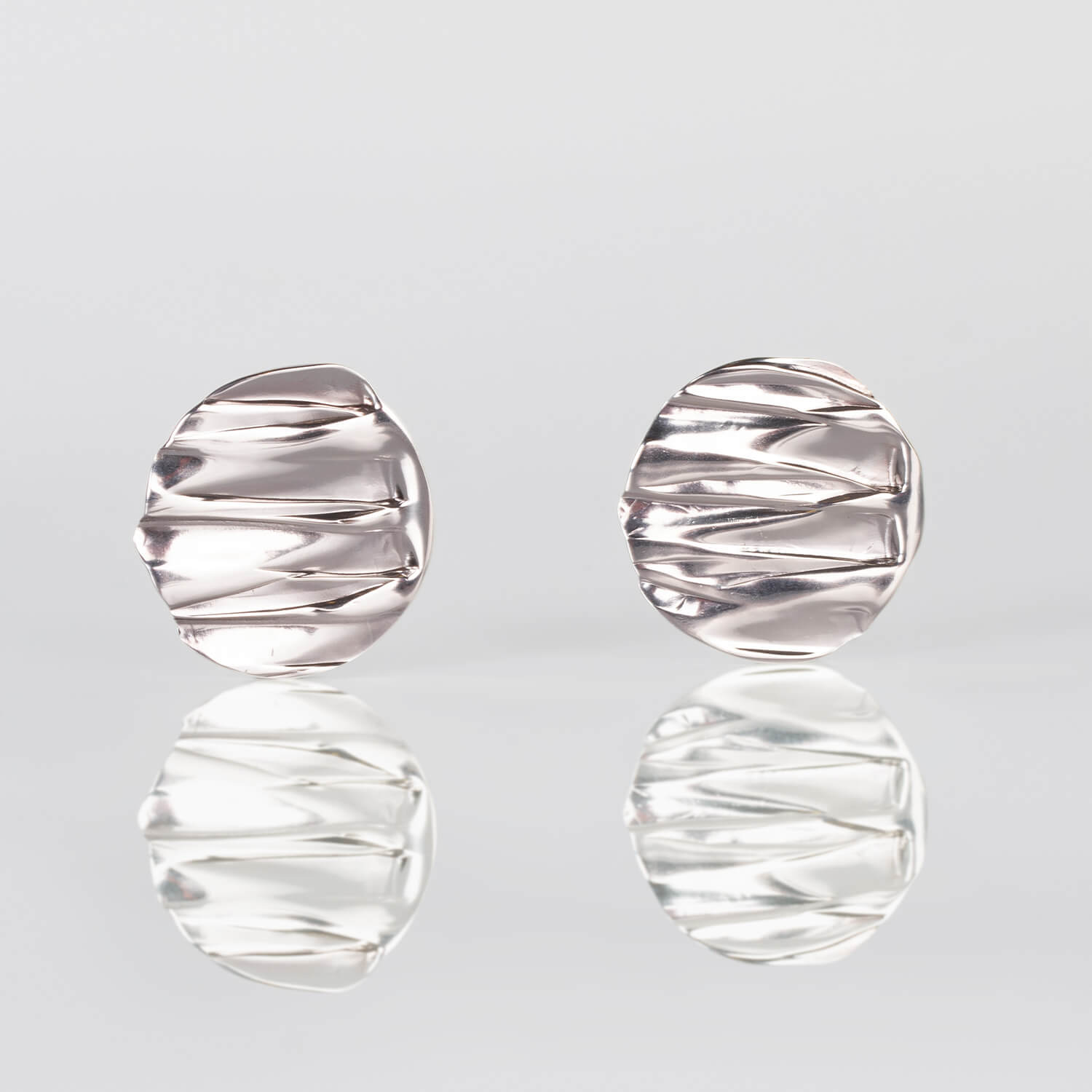 CRAY,WEAVEROUND,EARRINGS,FREE,SILVER,WEB