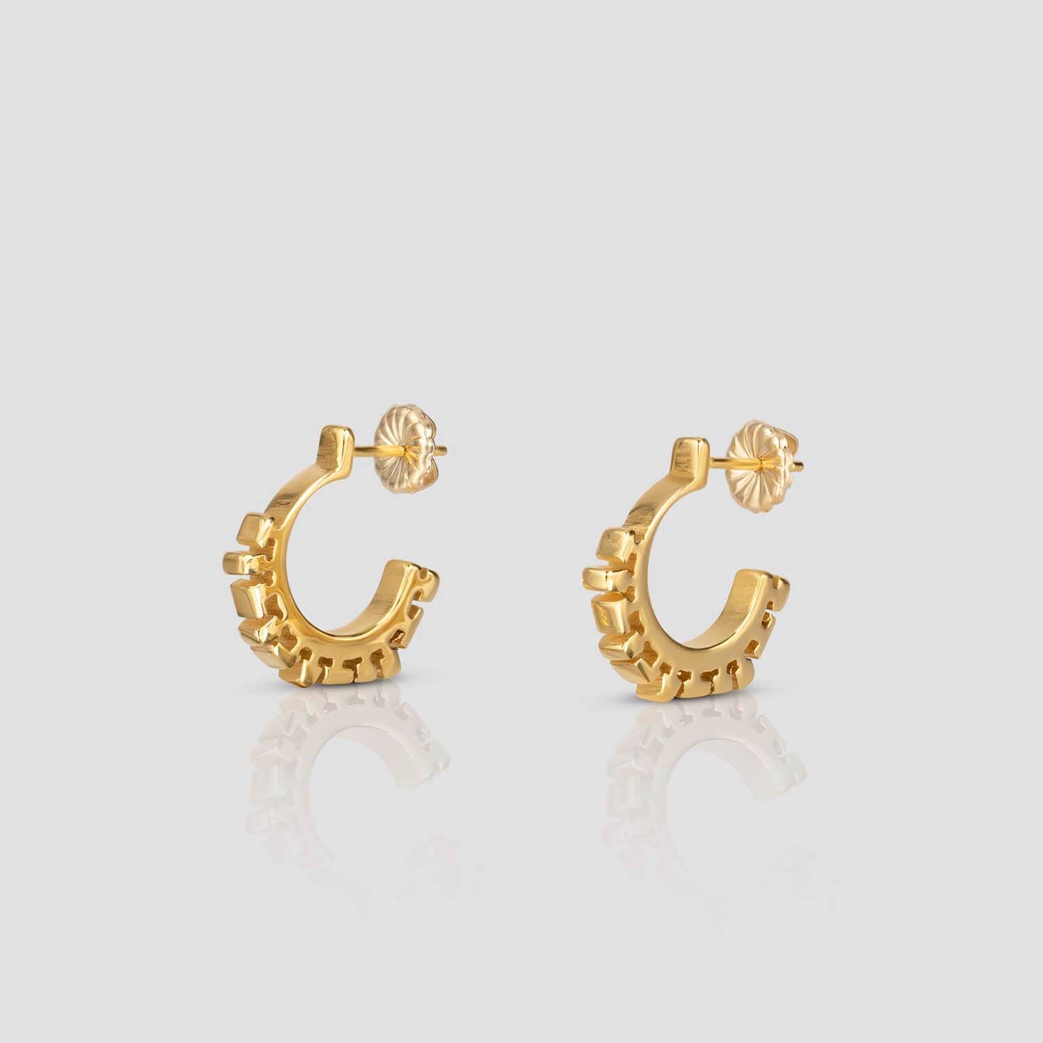 CROONTJE, EARRINGS, SIDE, 24KRTGP, WEB