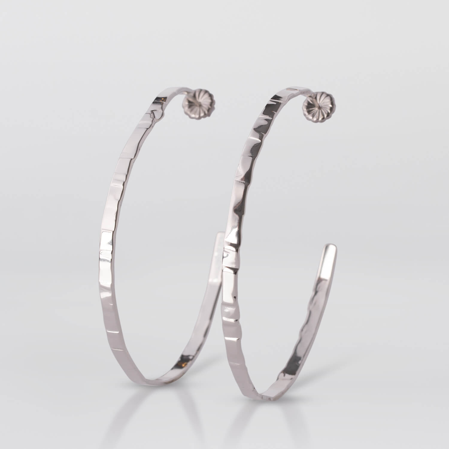 GRAY,LOOPS,EARRINGS,FREE,SILVER,3,WEB