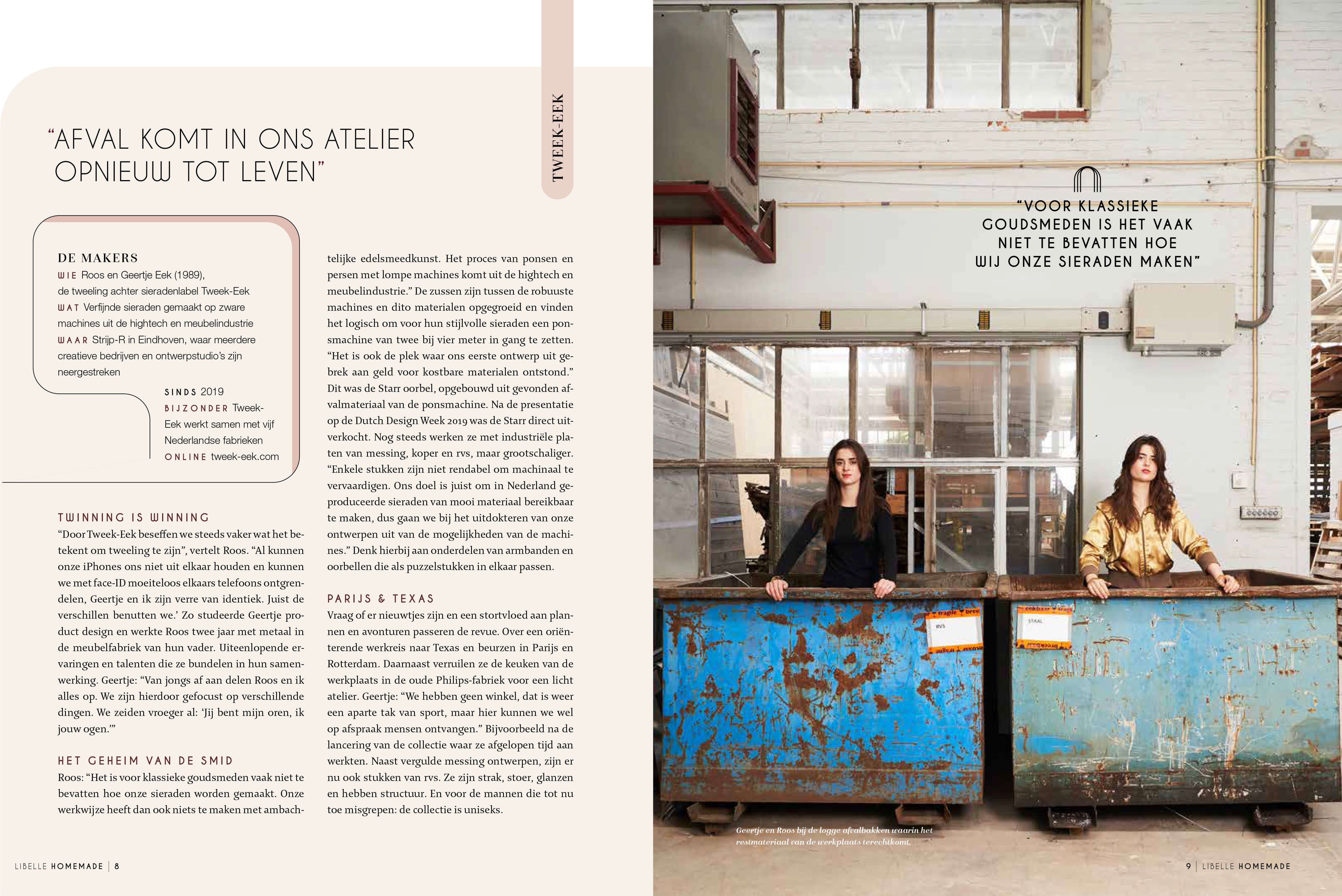 Libelle, interview, ontwerpersduo