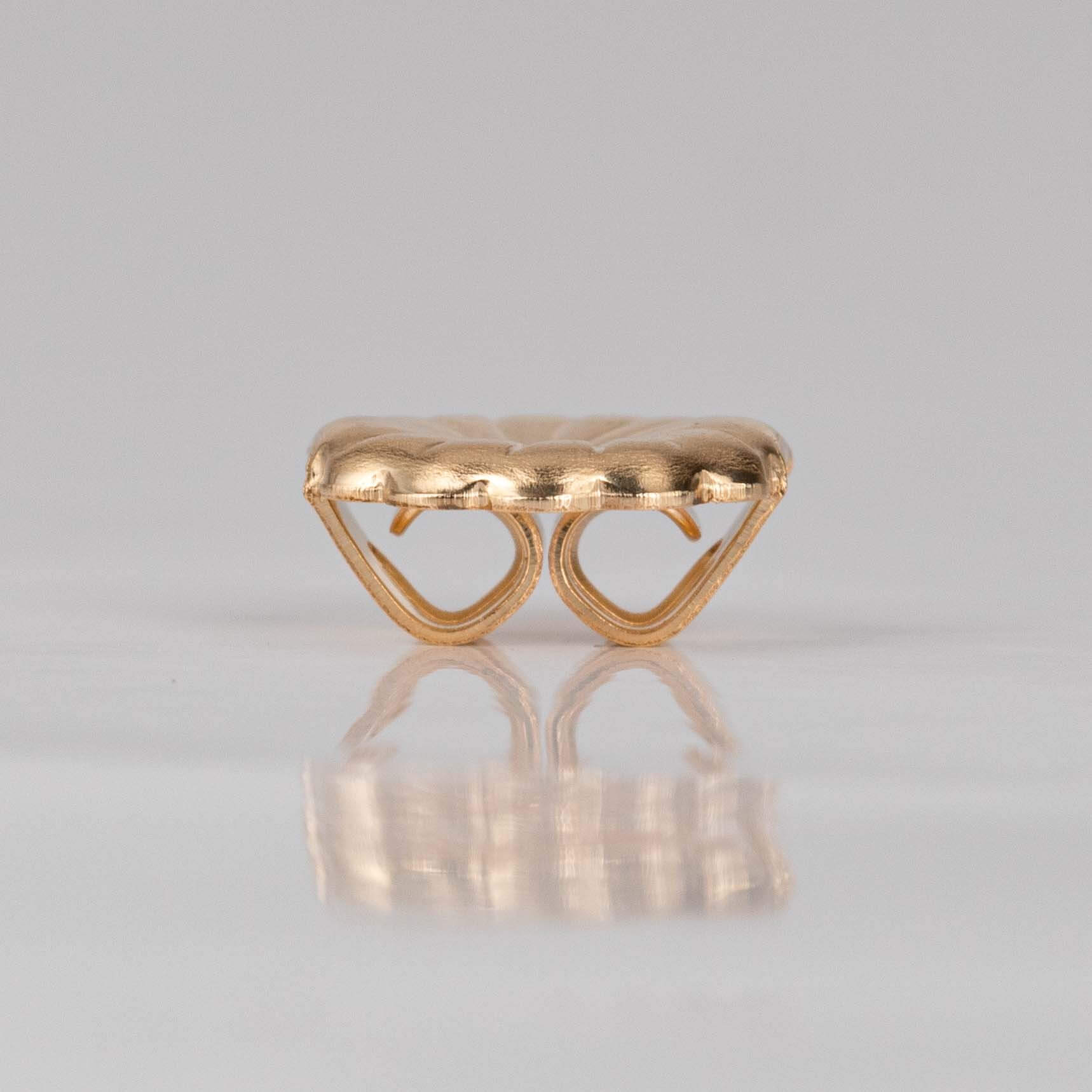 Scrolls, Butterfly, Gold