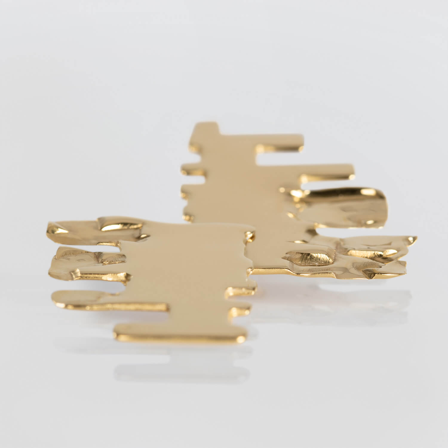 STARR, FLOWER, EARRING, FRONT, LYING, 24KRTGP, WEB
